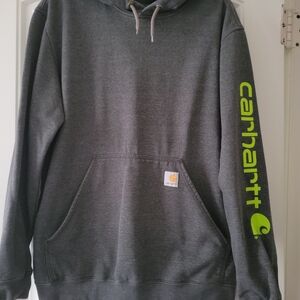 Carhartt Gray Loose Fit Hoodie for Men